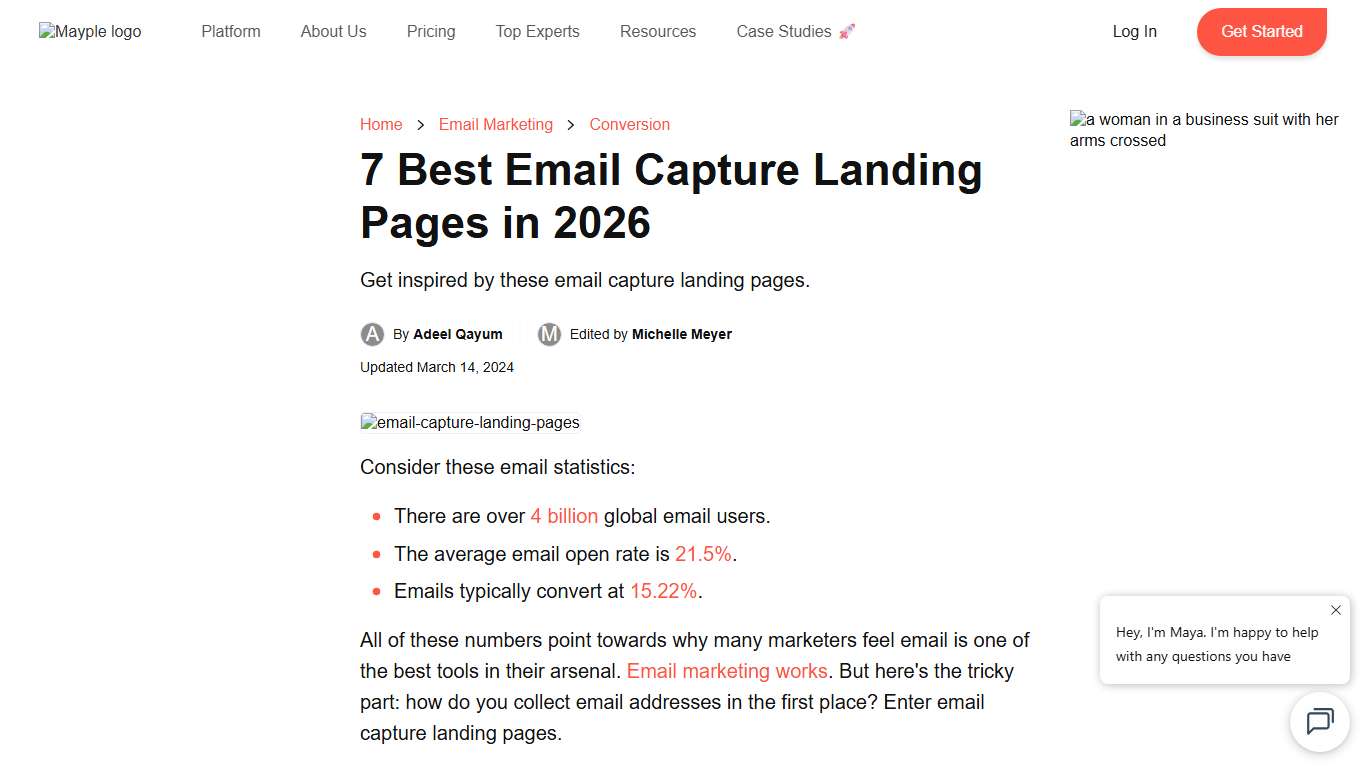 7 Best Email Capture Landing Pages in 2026